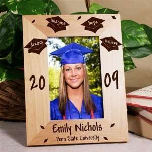  Engraved wood Graduation Frame personalized free