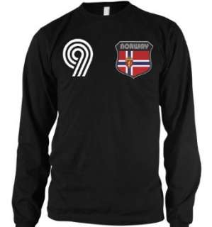  Norway Crest Retro International Soccer Thermal Shirt 