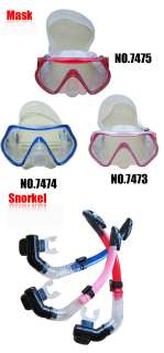 Silicone Diving Dive Swim Mask Gear Dry Snorkel #7474  