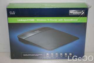 New Cisco Linksys E1500 Wireless N Router with SpeedBoost  