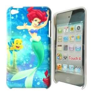   Mermaid Hard Cover Case for iPod Touch 4 4G + Free Screen Protector