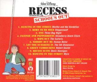 RECESS SCHOOLS OUT   SOUNDTRACK CD  