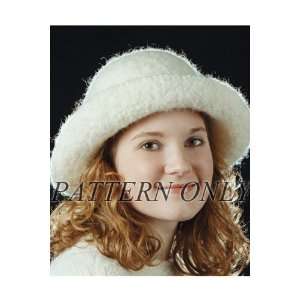  Wool Felt Hat in 14ply *Pattern* Arts, Crafts & Sewing