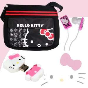   Hello Kitty 2 GB USB Flash Drive (Pink/White) #46009 + Hello Kitty In