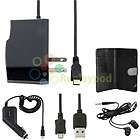 Accessory Black Leather Case+Charger+Headset+USB For  Kindle 