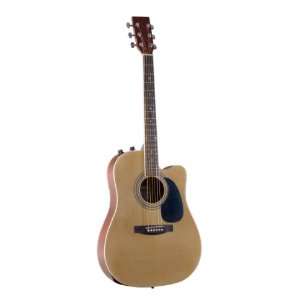  Johnson JG 650 TN Thinbody Acoustic Guitar with Pickup 