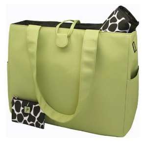 Jp Lizzy Giraffe Tote Set, Green