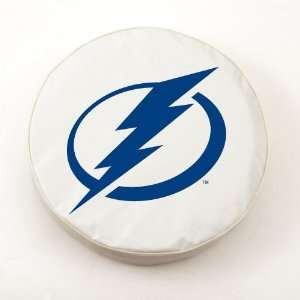  Tampa Bay Lightning NHL White Spare Tire Cover