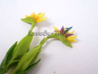 Miniature Flowers 2 pcs.of Bird of Paradise  