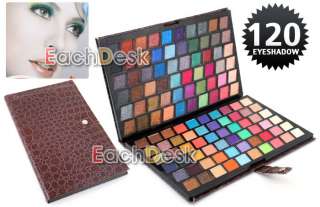 Pro 120 Full Color Palette Eyeshadow w/ Leather Case  
