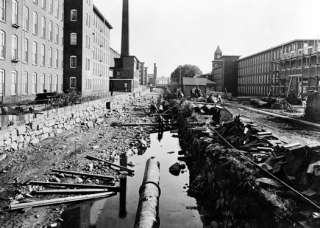 Amoskeag Millyard Cotton Mill Canal St Manchester NH  