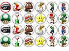 24 super mario cupcake fairy cake toppers mb1 