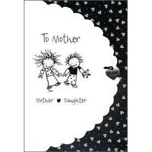   of the Inner Light Greeting Card with Charm   To Mother from Daughter