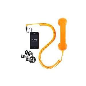  YUBZ Florida Orange Retro Handset for Cell Phone with 5 