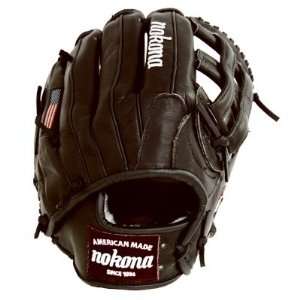  Nokona BL 1175H BLK Bloodline Black 11.75in Infield Glove 