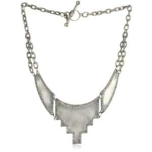 Paige Novick Oxidized Silver Gotham Collar Necklace