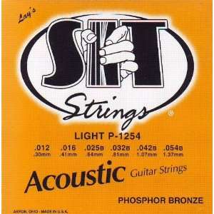  S I T Strings Acoustic Guitar Phosphor Bronze Light, .012 