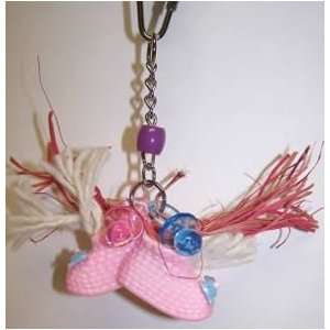  AC 019 Double Baby Booty Preener 6in x 5in Small Bird Toy 
