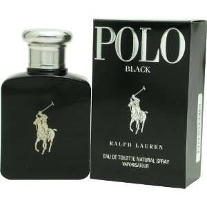 Polo Black by Ralph Lauren for Men, Eau De Toilette Natural Spray, 4.2