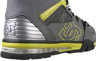 DC Shoes Mens Hi Cut Sneakers 302397 Versatile High WR Gray  