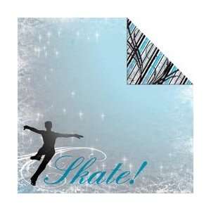  Moxxie Ice Skating Double Sided Paper 12X12 Toe Pick; 25 