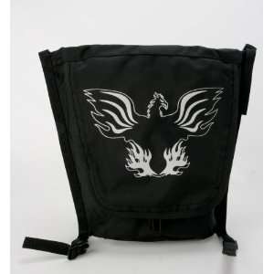  Tbags Falcon Top Bag   Black w/ Reflective Printing 
