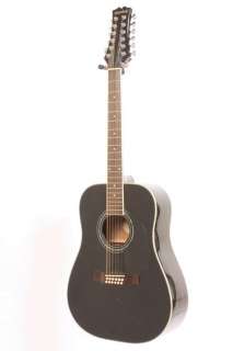 Mitchell MD100S12EBK 12 String Dreadnought Acoustic Electric Guitar 
