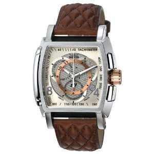   S1 Collection Chronograph Brown Leather Strap Watch Invicta Watches