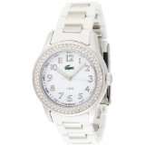 Lacoste 2000465 Advantage Crystal White Plastic Bracelet White Dial 