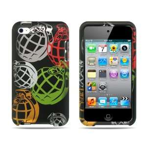  Apple Ipod Touch 4 Rubber Touch Color Grenade on Black 