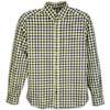 Lacoste Brushed Cotton LG Gingham L/S Shirt   Mens   Yellow / Purple