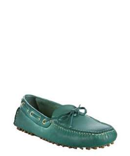 Car Shoe agave washed nappa driving loafers  