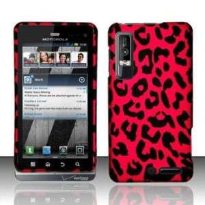 Pink Leopard Phone Cases Covers fit Motorola Droid 3 Milestone 3 XT860 