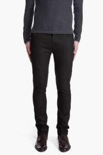 Nudie Jeans Thin Finn Dry Black Coated Jeans for men  