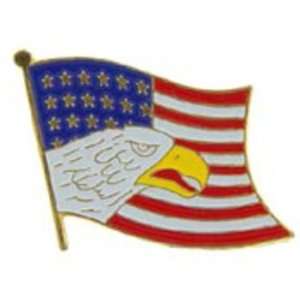  American Flag with Eagle Pin 1 Arts, Crafts & Sewing