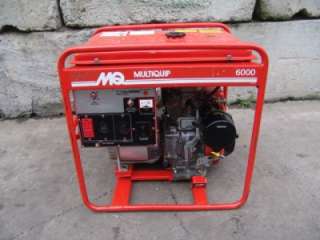 MULTIQUIP MQ 6000 WATTS 11 HP SUBARU GENERATOR  