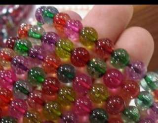 6mm Multicolor Tourmaline Round Loose Beads 15 AAA  