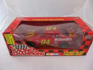 Racing Champions Diecast NASCAR Ford Taurus McDonalds Bill Elliot #94 