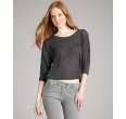 Hy & Dot silver cotton beaded scoop neck sweatshirt   up to 70 