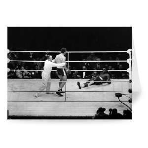 Henry Cooper v Cassuis Clay   Greeting Card (Pack of 2)   7x5 inch 