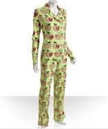 style #312647101 green Apple Of My Eye classic pajama set