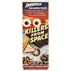  Killers from Space   Movie Poster   27 x 40