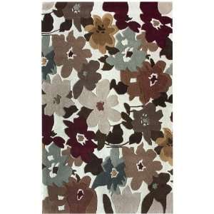  NEW Hand Tufted Wool Carpet Area Rug 8x10 Multi Daisies 