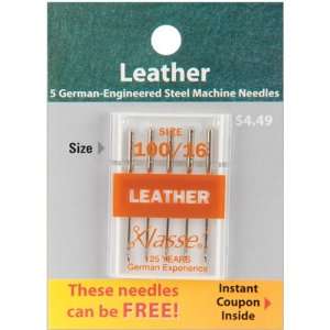  Klasse Leather Machine Needles  100/16 5/Pkg Arts, Crafts 