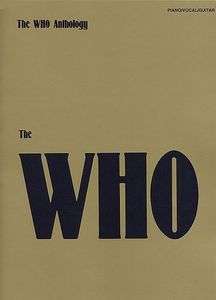 The WHO Anthology   Piano Vocal Guitar Song Book  
