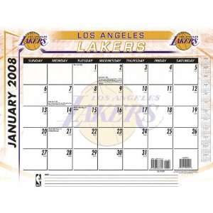 Los Angeles Lakers 2008 Desk Calendar 