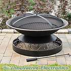 BRAND NEW 35 SUPER LARGE SCROLLED STEEL FIRE BOWL PIT 