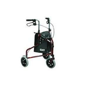   Go Lite Deluxe 3 Wheel Rollator   Flame Blue