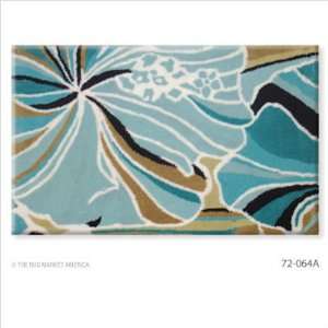  The Rug Market 72064 Contemporary Gloria Turquoise / Lime Rug 