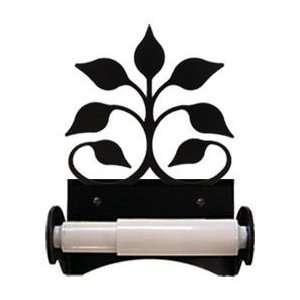  Wrought Iron Leaf Fan Roller Style Tissue Holder